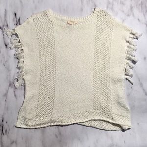 Roxy Boho Shortsleeve Summer Sweater - White